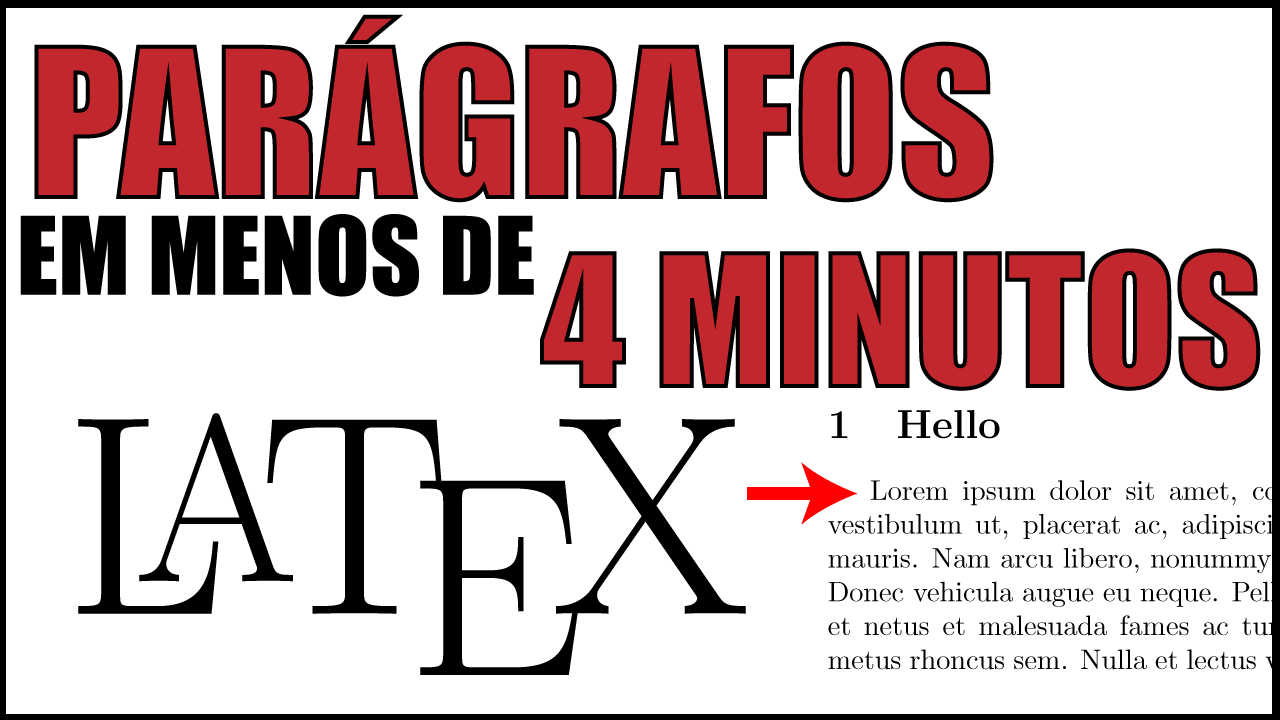 Parágrafos em LaTeX